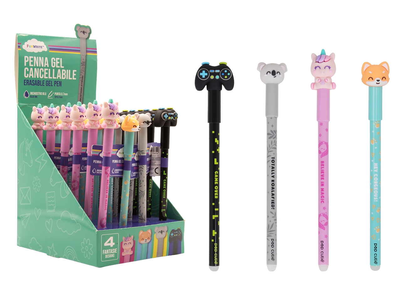 PENNA CANCELLABILE TOPPER SAGOMATO ASS. CREAS365