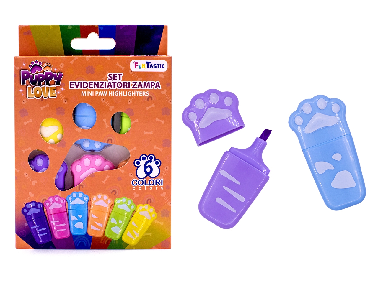 56 EVIDENZIATORI ZAMPA SET DA 6 PZ CREAS079