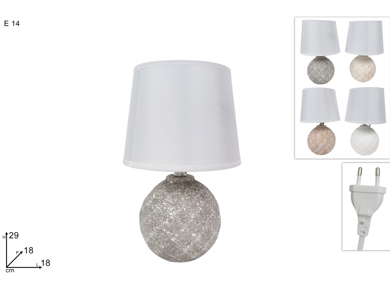 LUME CERAMICA A ROMBI 29CM 4COL. DEV25015631
