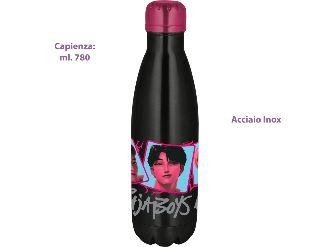 K-POP BORRACCIA ACCIAIO 780ML ST80684