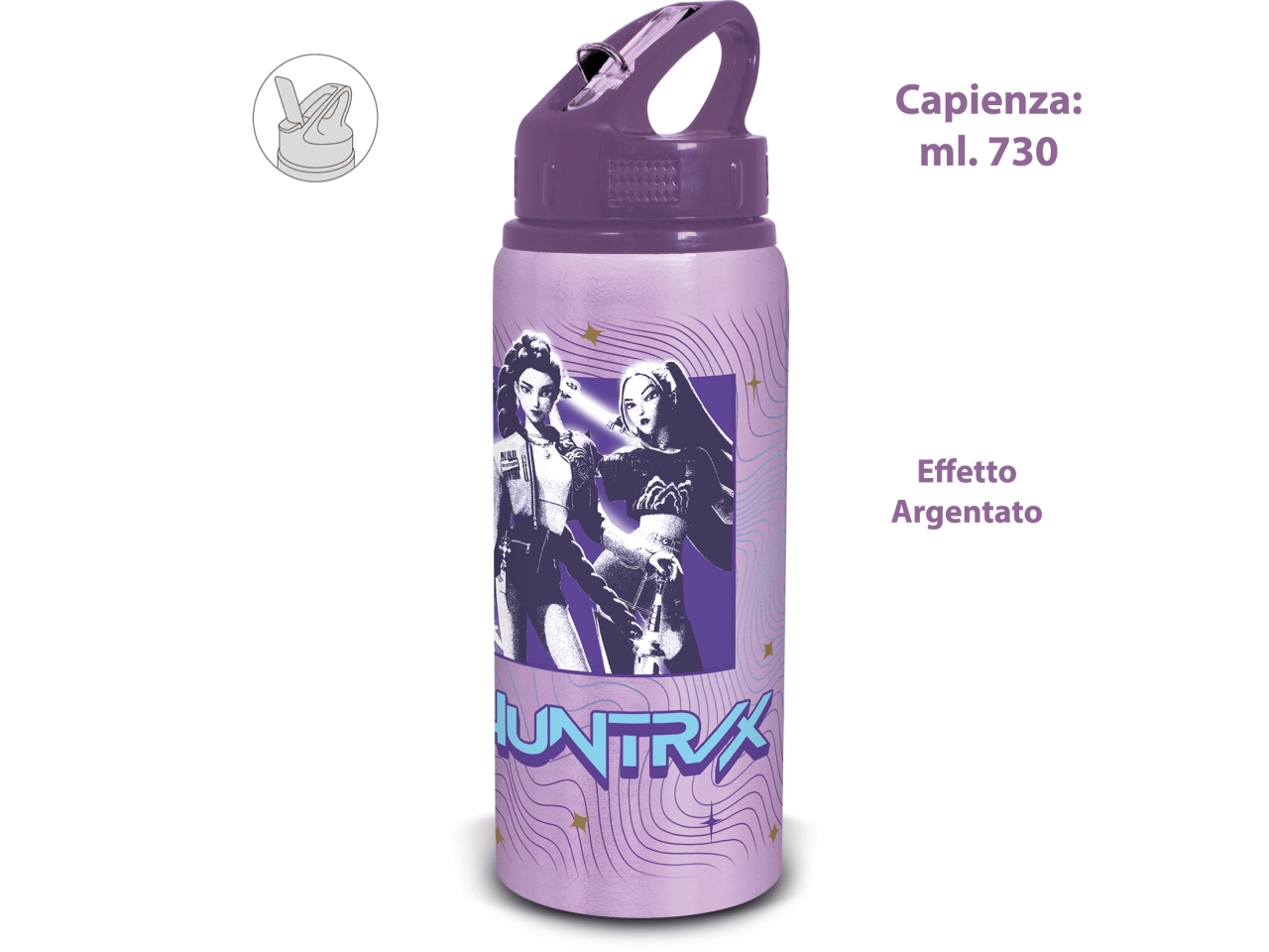 K-POP BORRACCIA SPORT ALLUMINIO 730ML ST80660