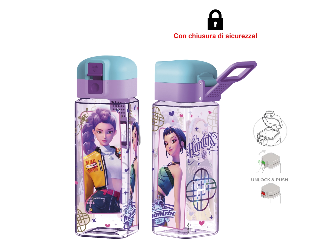 K-POP BORRACCIA ECOZEN SAFETY LOCK 550ML ST80602