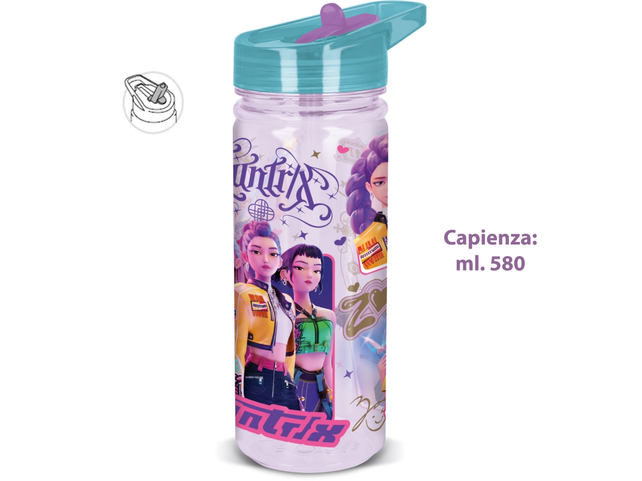 K-POP BORRACCIA ECOZEN C/BECCUCCIO 580ML ST80633