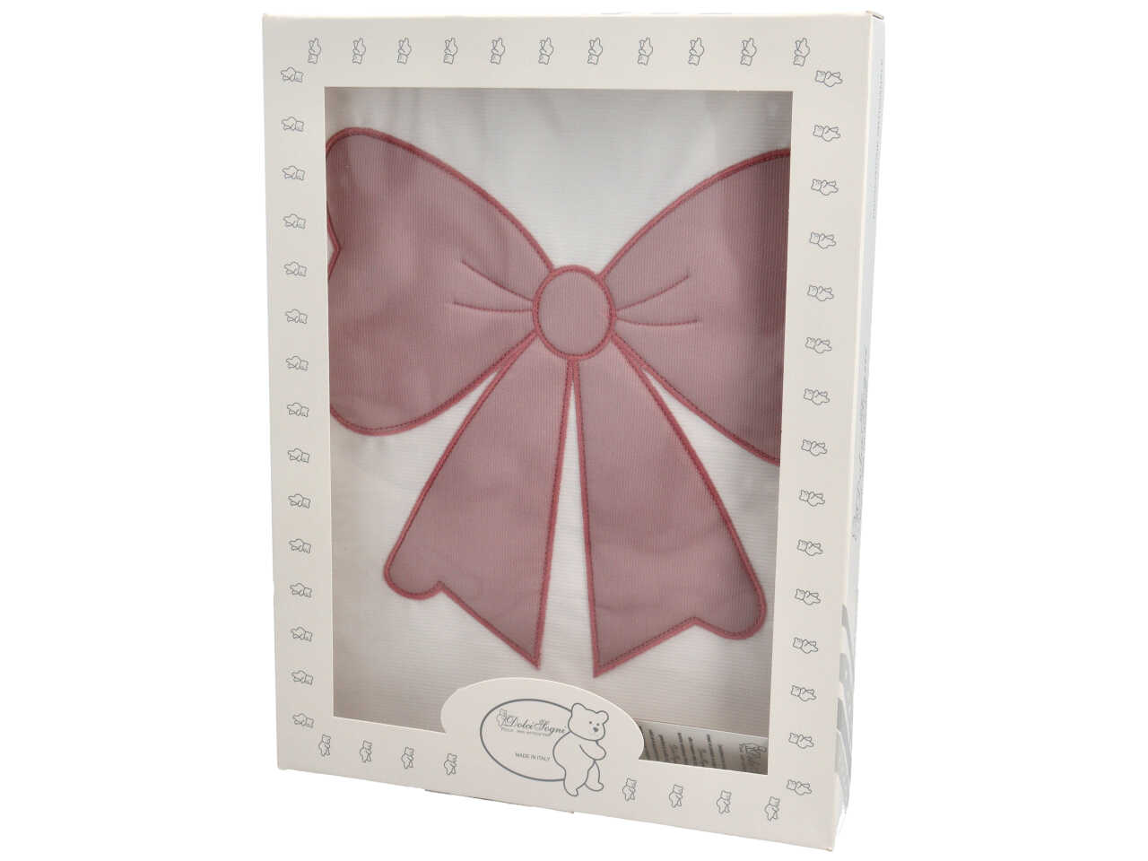 COPERTINA PIQUET CULLA RICAMATA ROSA CPP6032-018 COPERTINA PIQUET CULLA RICAMATA ROSA CPP6032-018