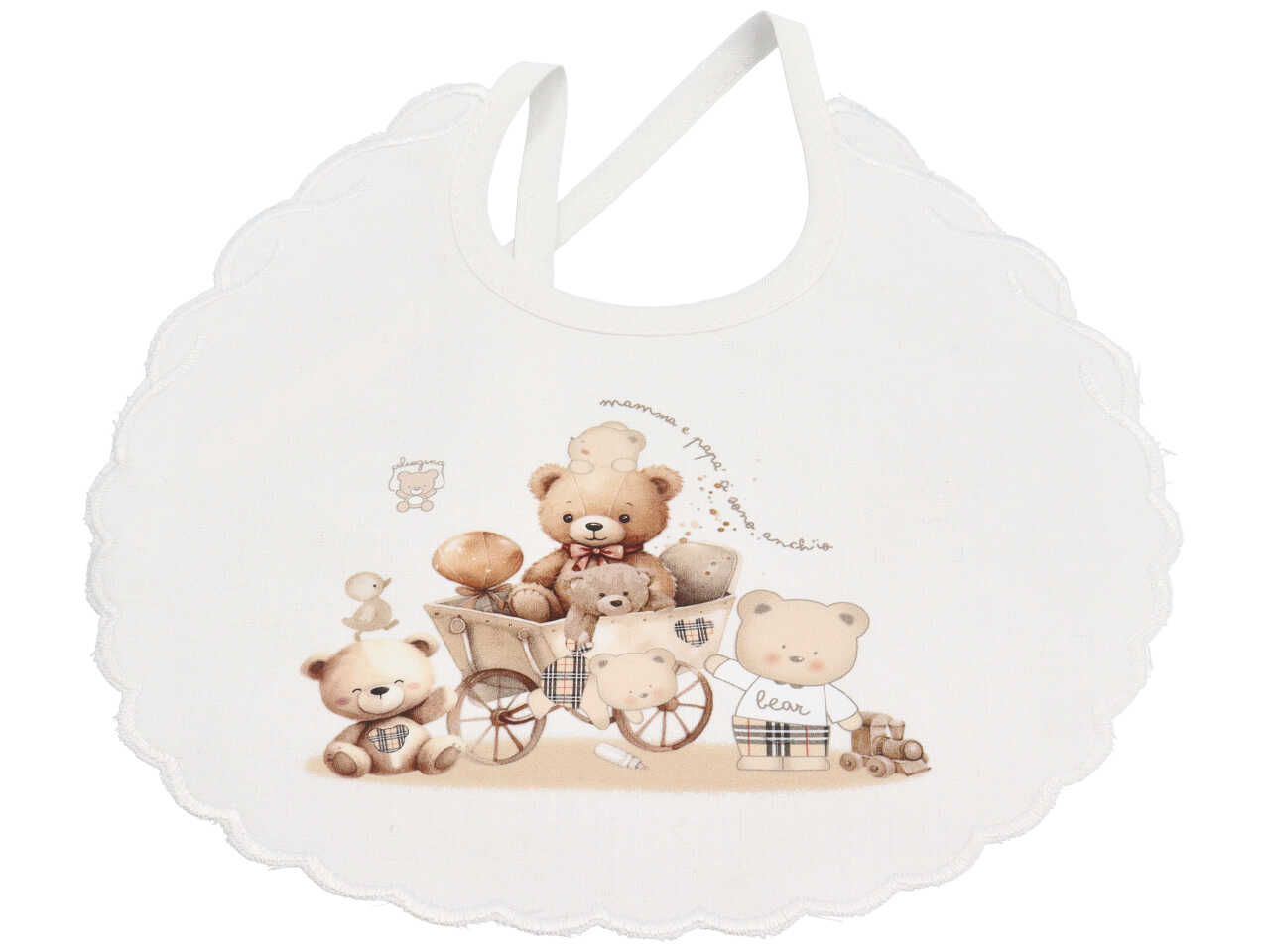 BAVETTA DONO BUSTA SINGOLA BIANCO BAV021-005 BAVETTA DONO BUSTA SINGOLA BIANCO BAV021-005