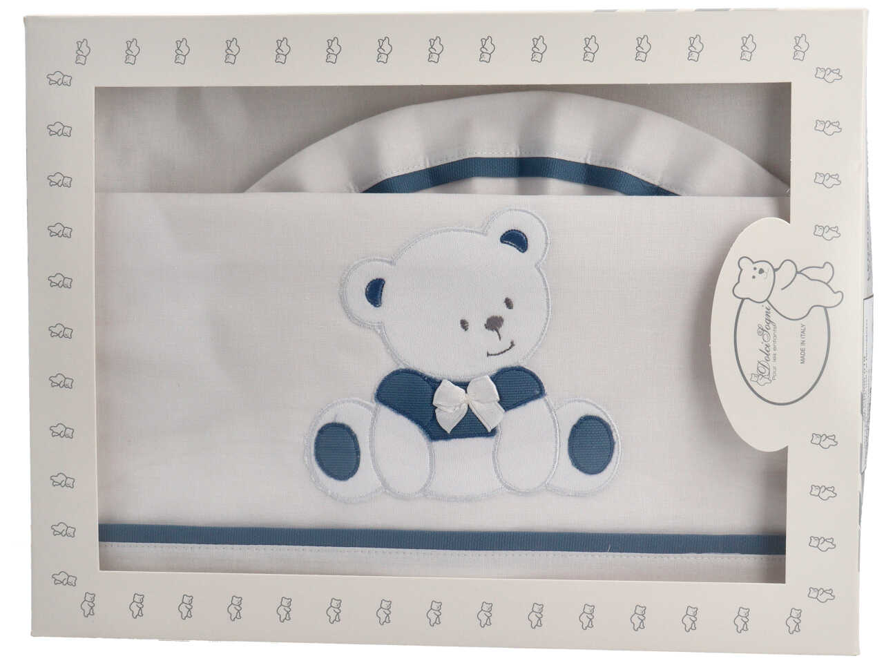 SET LENZUOLA CULLA RICAMATO CARTA ZUC. SLC6005-019