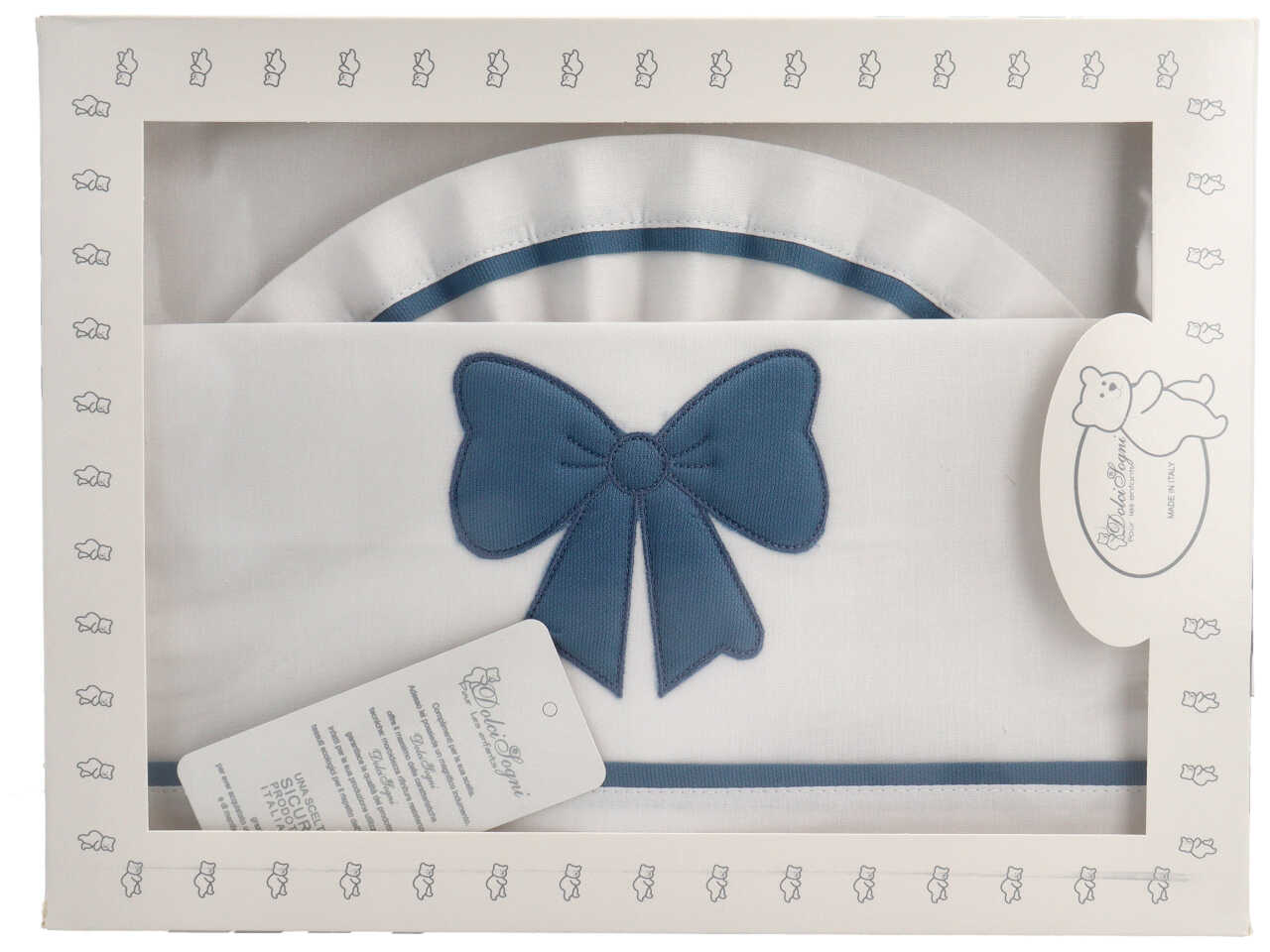 SET LENZUOLA CULLA RICAMATO CARTA ZUC. SLC6032-019