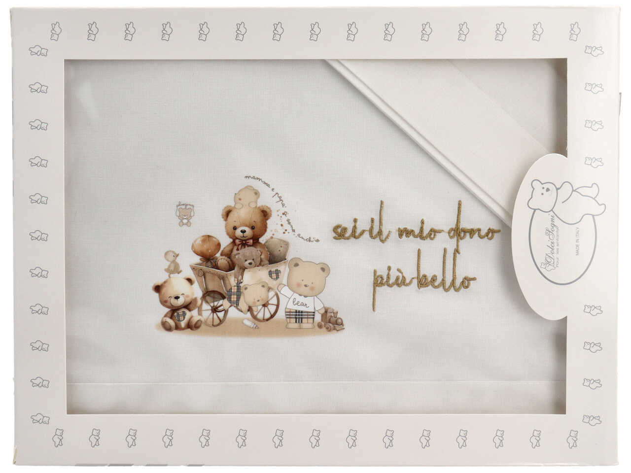 SET LENZUOLA CULLA STAMPATO PANNA SLCS021-013