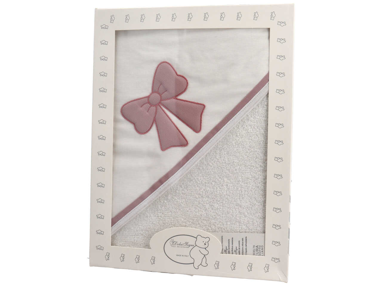 ACCAPPATOIO TRIANGOLO RICAMATO ROSA BGN6032B-018