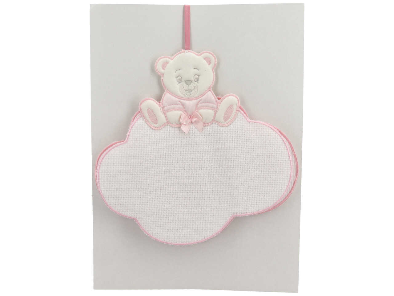 FIOCCO NASCITA ORSETTO NUVOLA ROSA FCN1021-002