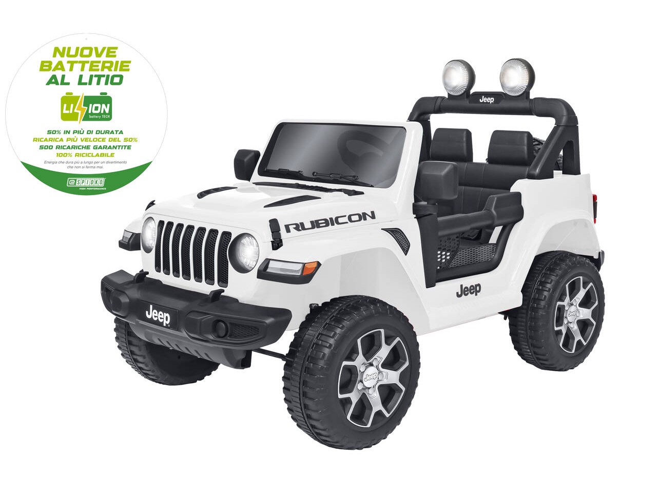 E-SPIDKO AUTO JEEPWRANGLER RUBICON BIA R/C 12,6V 4 E-SPIDKO AUTO JEEPWRANGLER RUBICON BIA R/C 12,6V 4