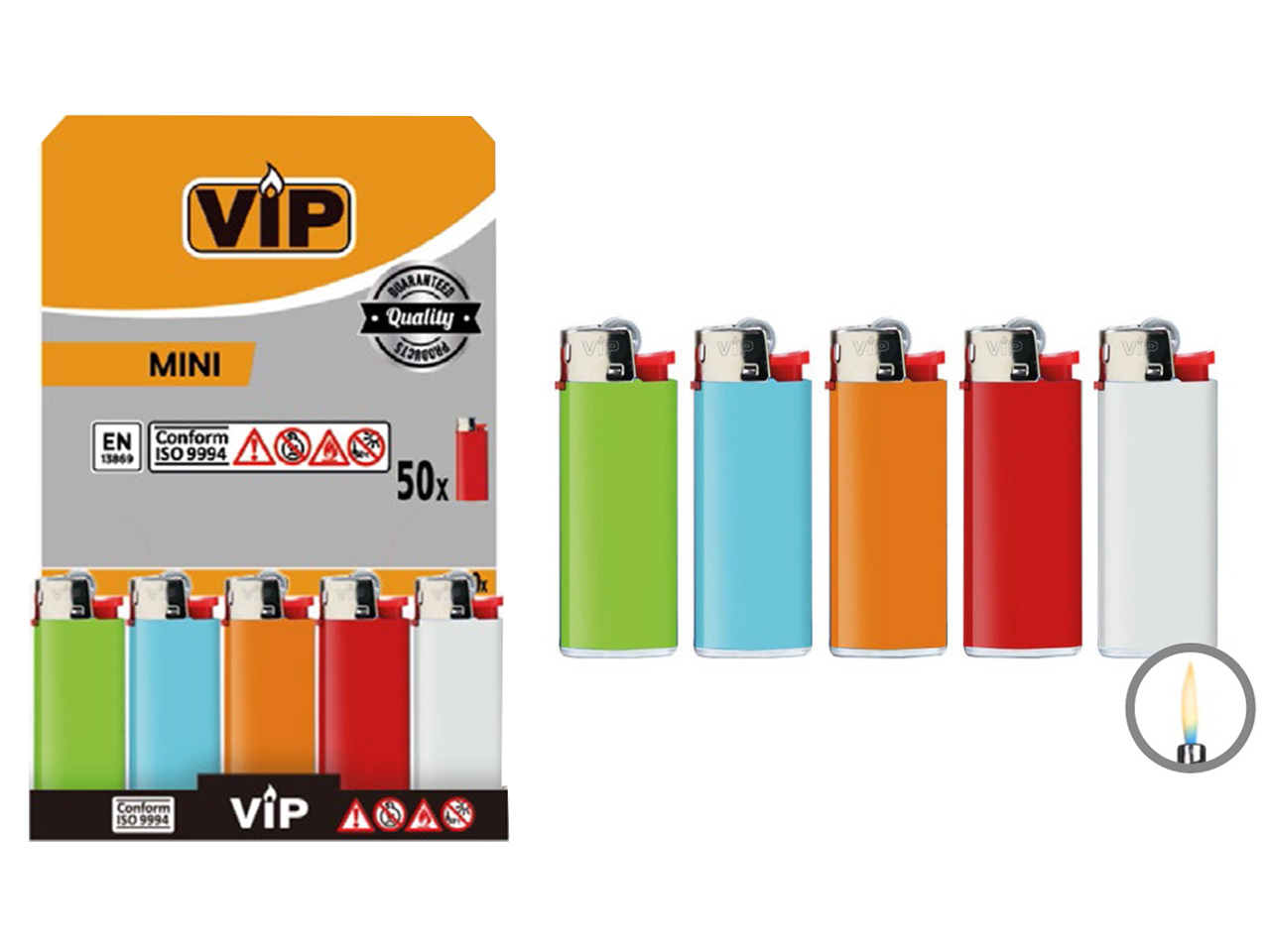 ACCENDINO VIP MINI SET DA 50 ACCENDINI 7800