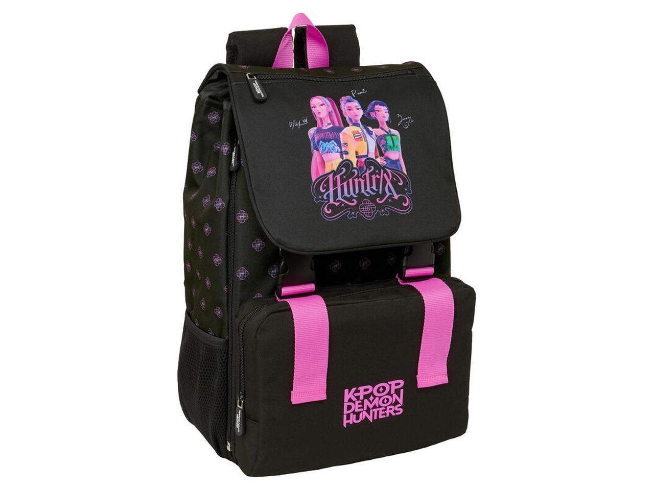 K-POP NEGRA ZAINO SCUOLA ESTENSIB. NERO 642675019