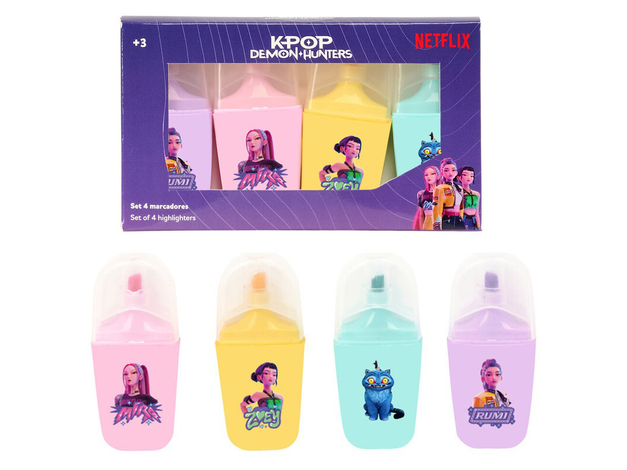 K-POP SET 4 EVIDENZIATORI MINI 342660782