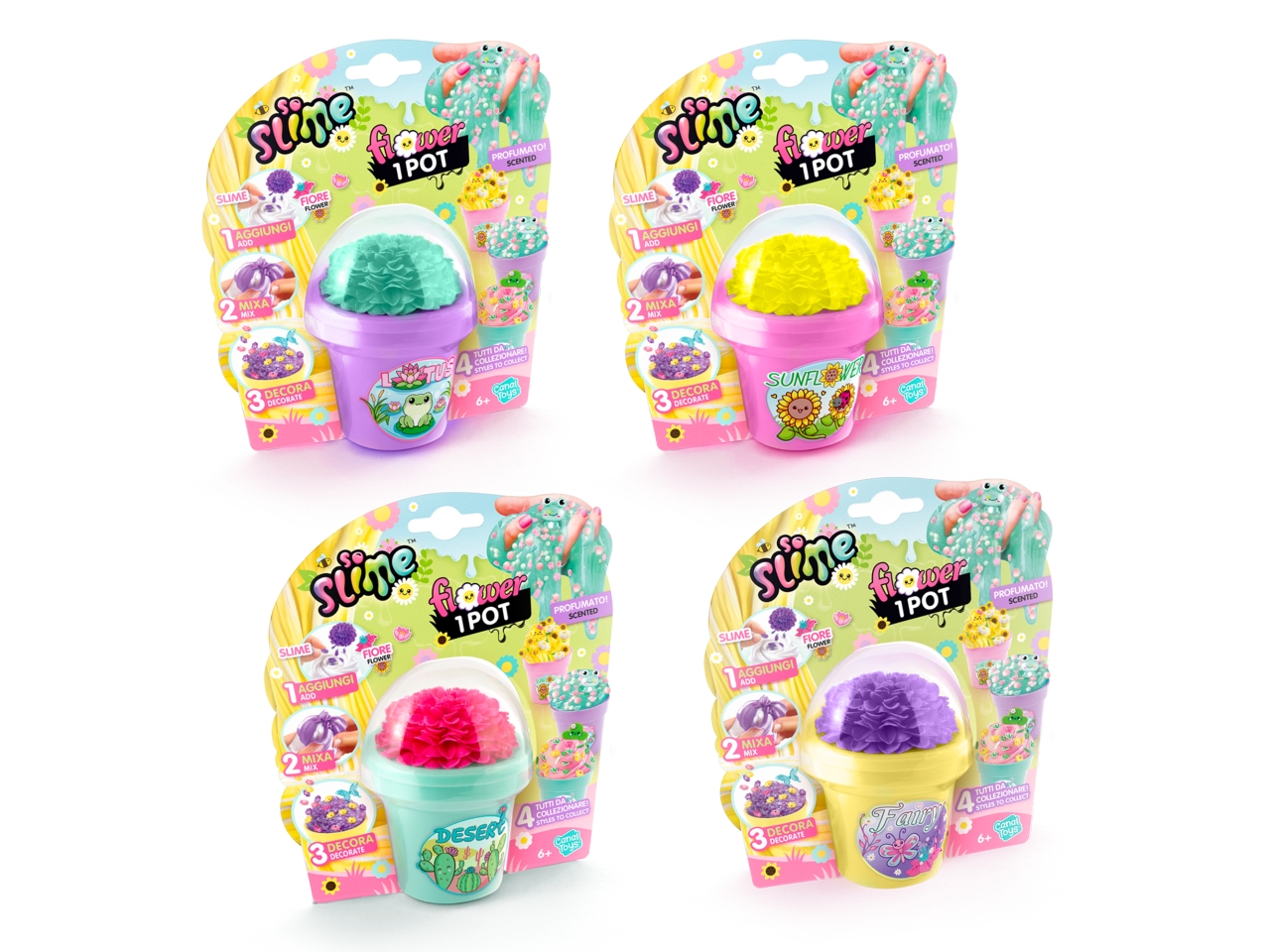 SO SLIME FLOWER VASETTO 16X8X18CM 21739895