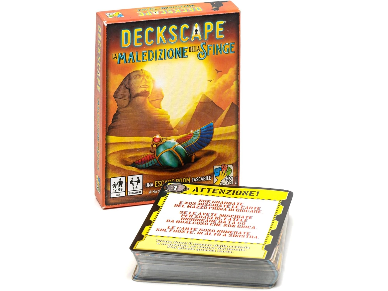 GIOCO DECKSCAPE LA MALEDIZIONE DELLA SFINGE DVG570