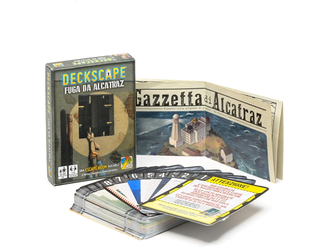 GIOCO DECKSCAPE FUGA DA ALCATRAZ DVG5724 GIOCO DECKSCAPE FUGA DA ALCATRAZ DVG5724
