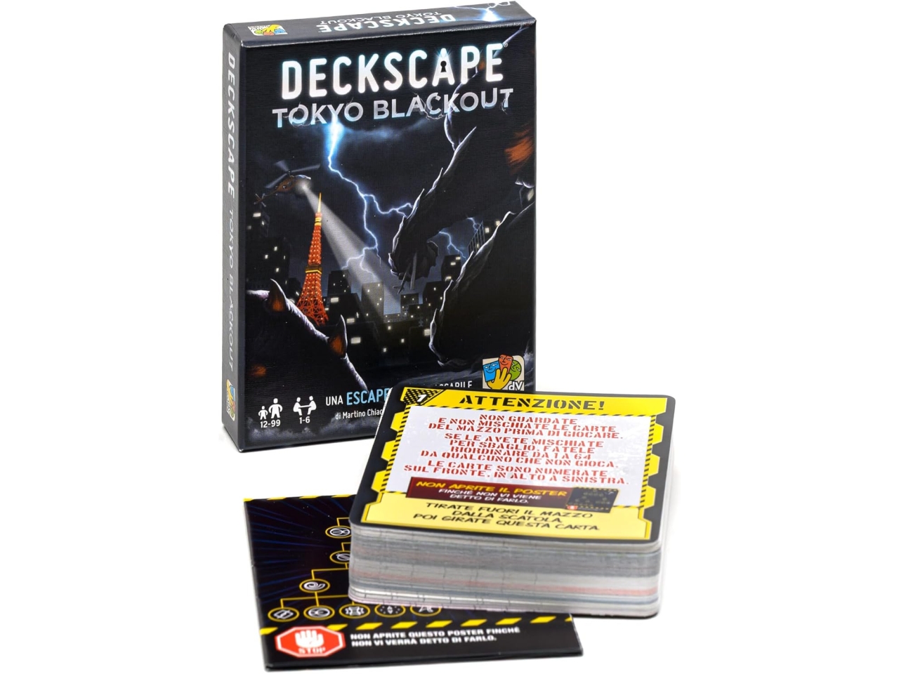 GIOCO DECKSCAPE TOKYO BLACKOUT DVG5748 GIOCO DECKSCAPE TOKYO BLACKOUT DVG5748