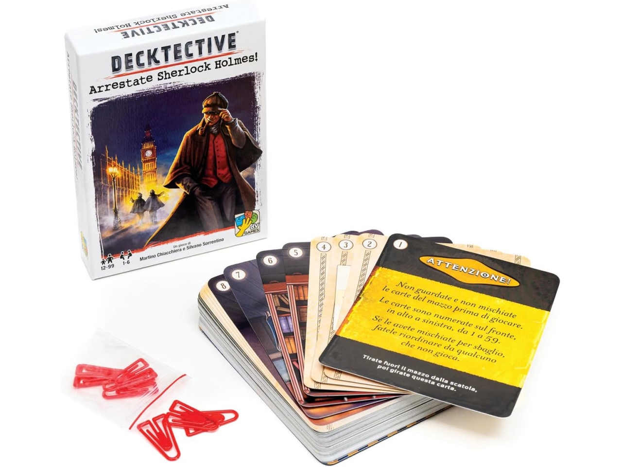 GIOCO DECKTECTIVE ARRESTATE SHERLOCK HOLMES! DVG57 GIOCO DECKTECTIVE ARRESTATE SHERLOCK HOLMES! DVG57