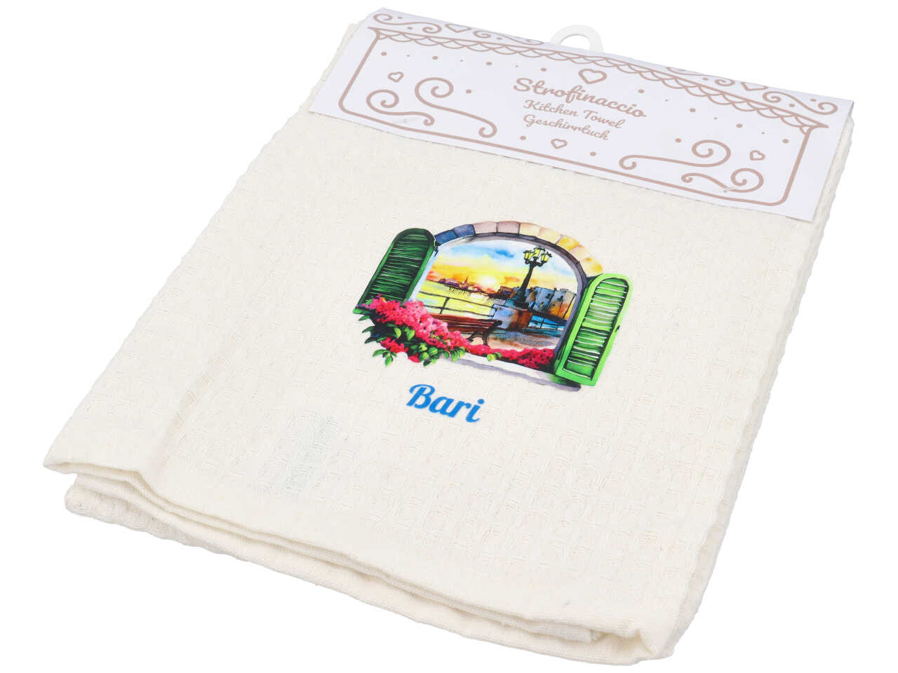 STROFINACCIO COTONE BIANCO STAMPA STROFINACCIO COTONE BIANCO STAMPA