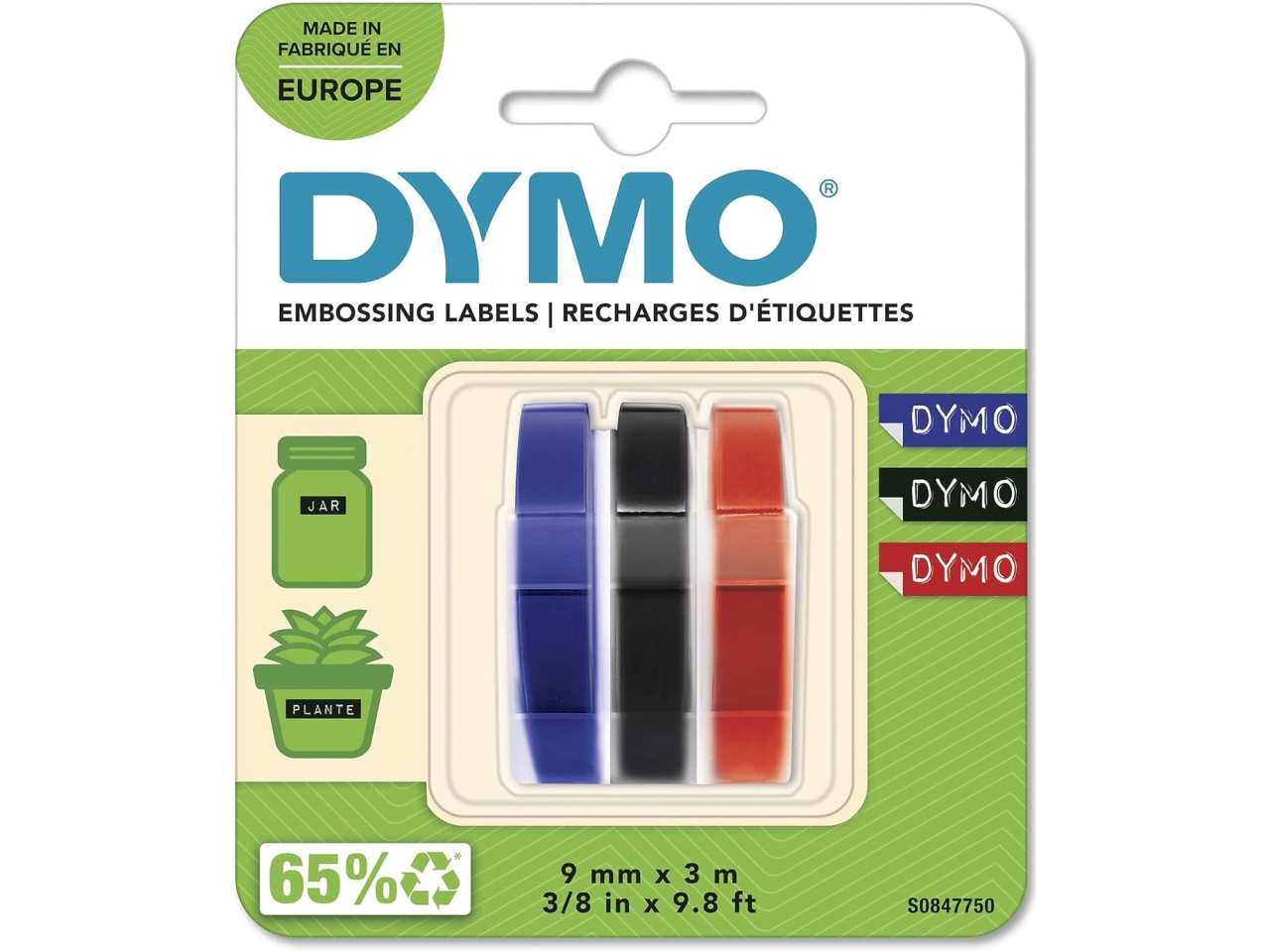 NASTRI DYMO 3D 9MMX3MT COL.ASS. S0847750