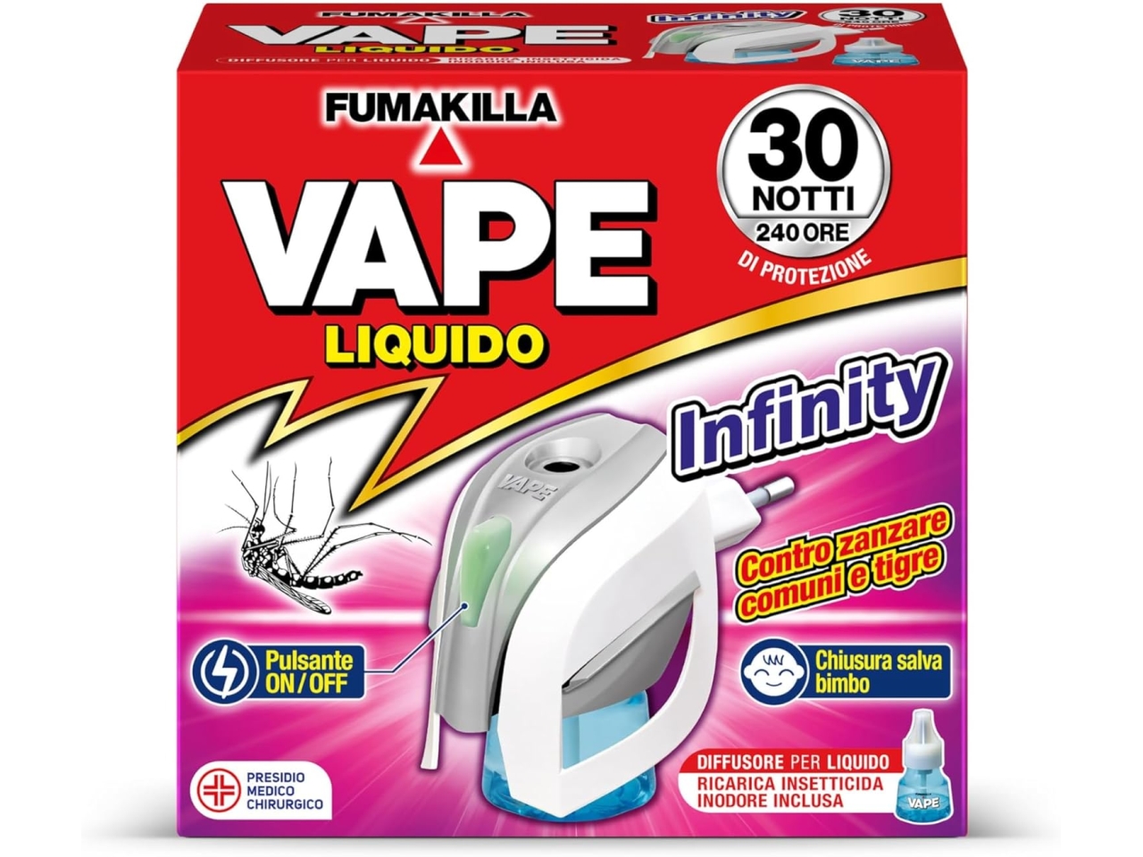 VAPE ELETTROEMANATORE INFINITY+RIC.30NOT.GA2265500