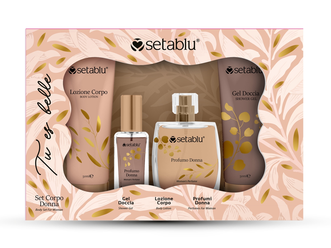 SET REGALO PROFUMAZIONE DONNA TU ES 4 PEZZI 03825