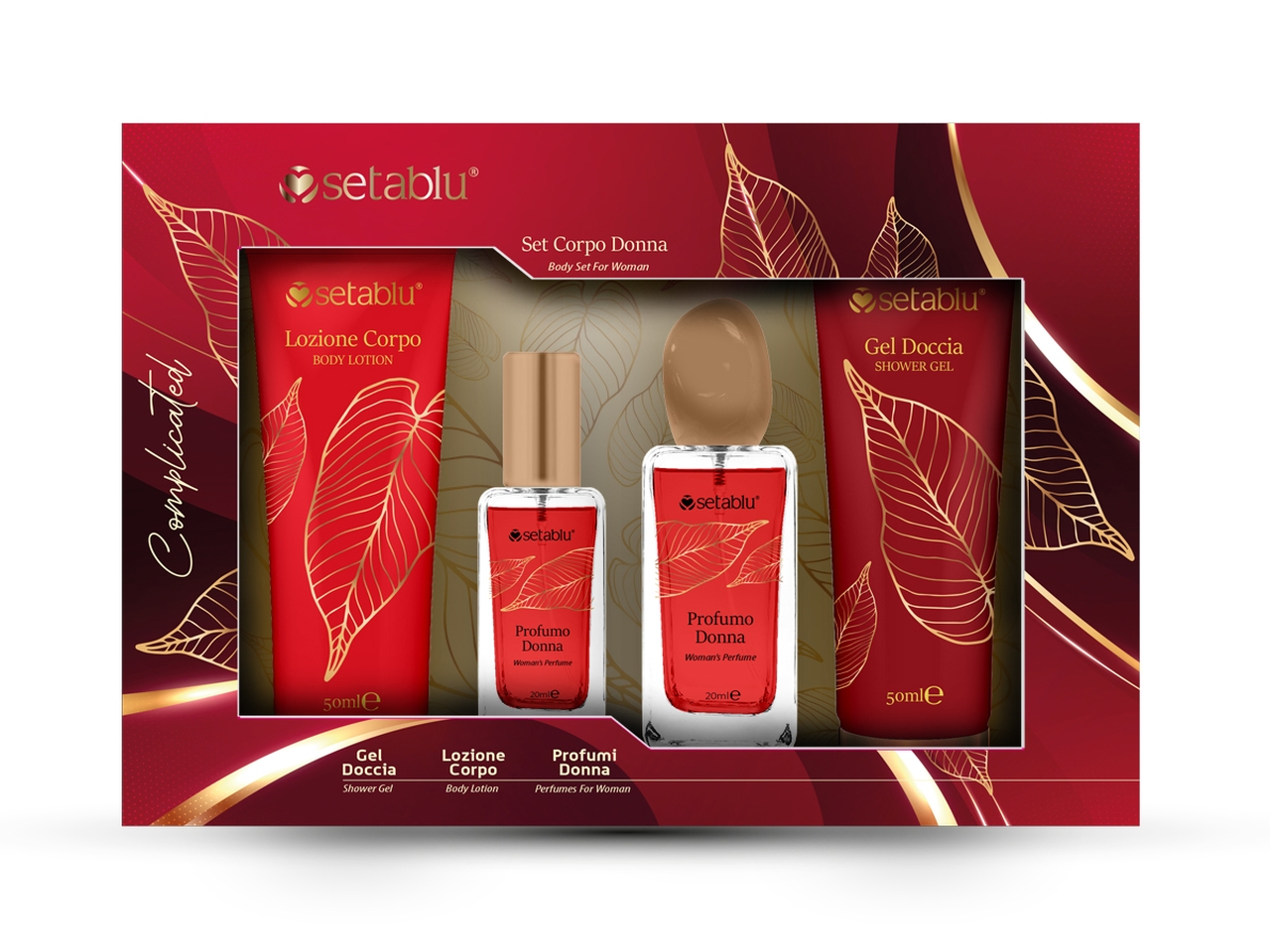 SET REGALO PROFUMAZIONE DONNA 4 PEZZI 03826