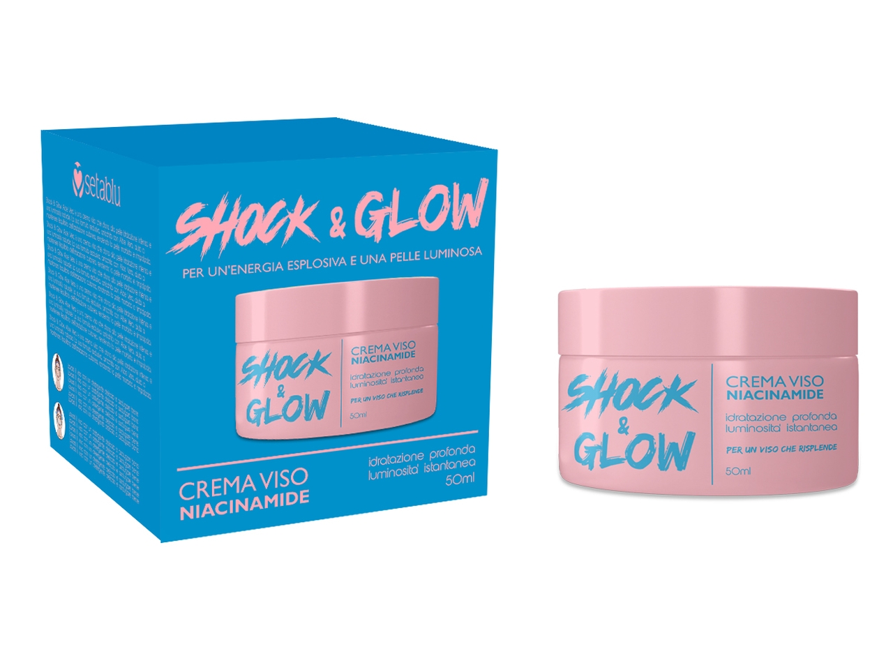 CREMA VISO NIACINAMIDE 50ML SHOCK&GLOW 03556 CREMA VISO NIACINAMIDE 50ML SHOCK&GLOW 03556