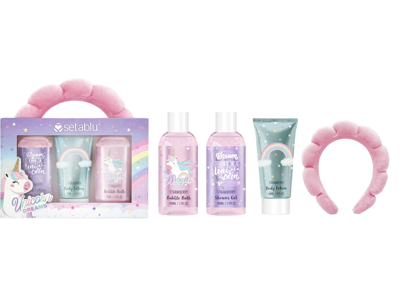 SET REGALO CON CERCHIETTO 4 PEZZI 62784