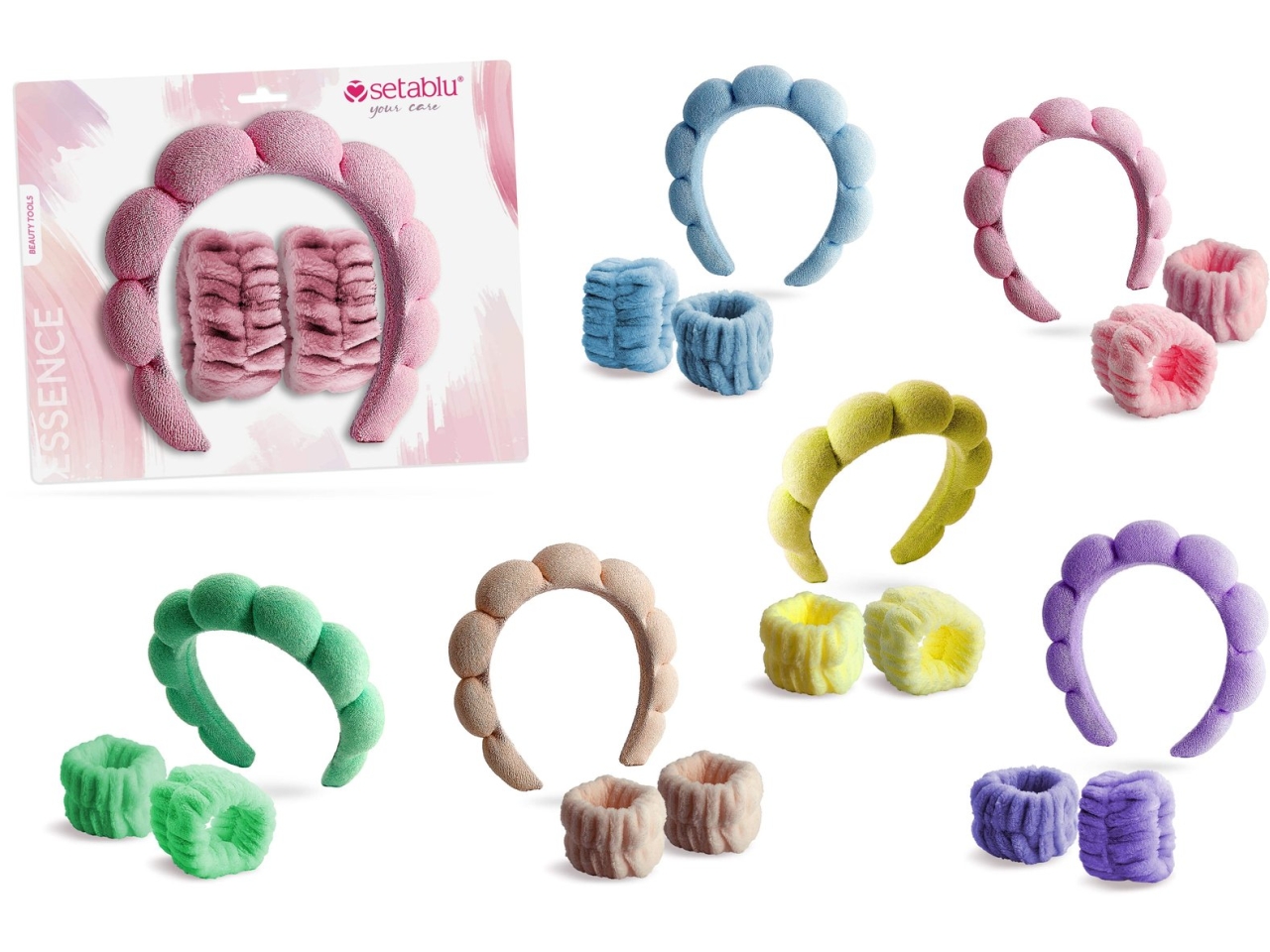 CERCHIETTO + 2 POLSINI VARI COLORI 62348 CERCHIETTO + 2 POLSINI VARI COLORI 62348