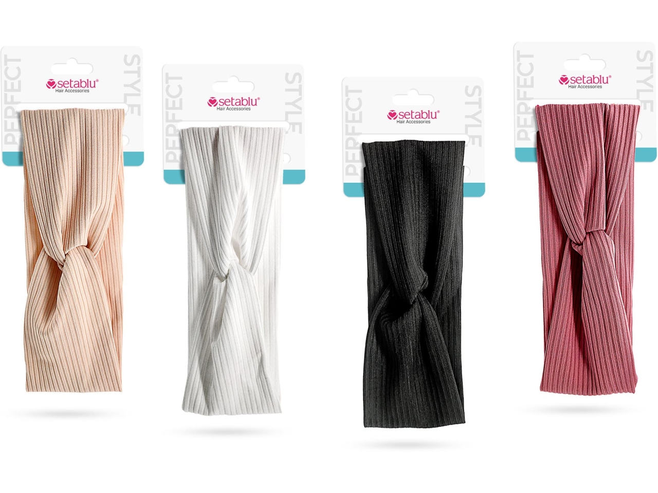 FASCIA CAPELLI CON NODO VARI COLORI 62367 FASCIA CAPELLI CON NODO VARI COLORI 62367
