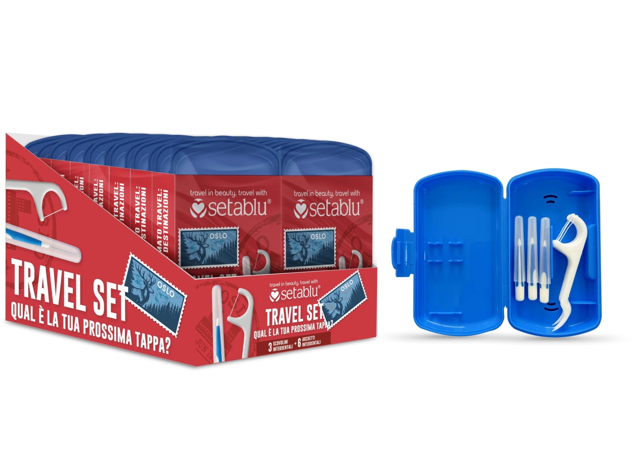 SET VIAGGIO ORAL CARE 3 SCOVOLINI + 6 62176