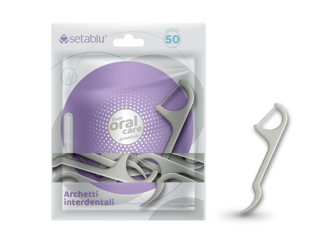 ARCHETTO INTERDENTALE ADULT SET DA 50 PEZZI 03991