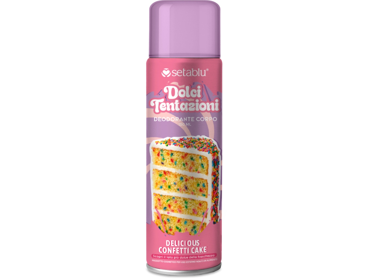 DEODORANTE DELICIOUS CONFETTI CAKE 150ML 62620 DEODORANTE DELICIOUS CONFETTI CAKE 150ML 62620