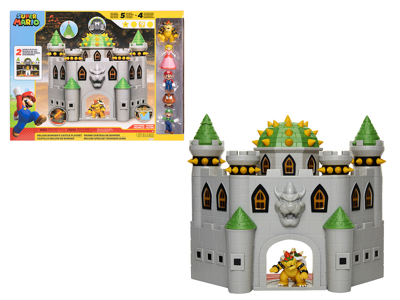 SUPER MARIO CASTELLO DELUXE BOWSER 405904