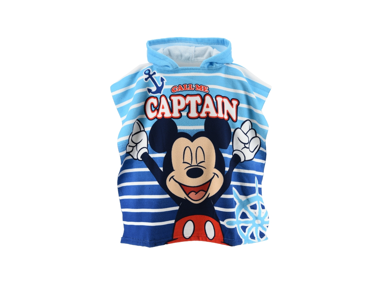 MICKEY ASCIUGAMANO PONCHO BLU EZ18121