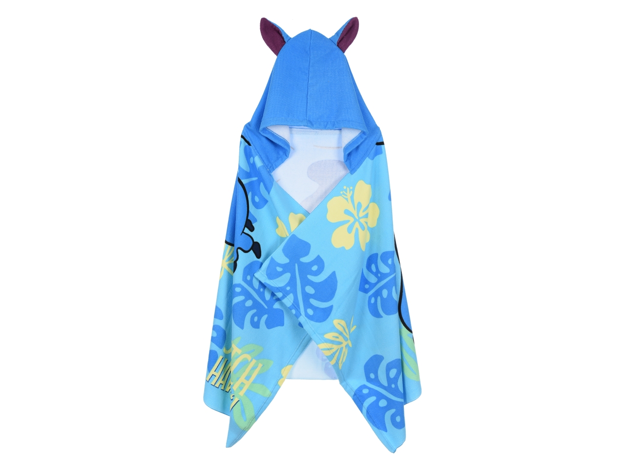 LILO E STITCH TELO MARE C/CAPPUCCIO BLU EZ18220