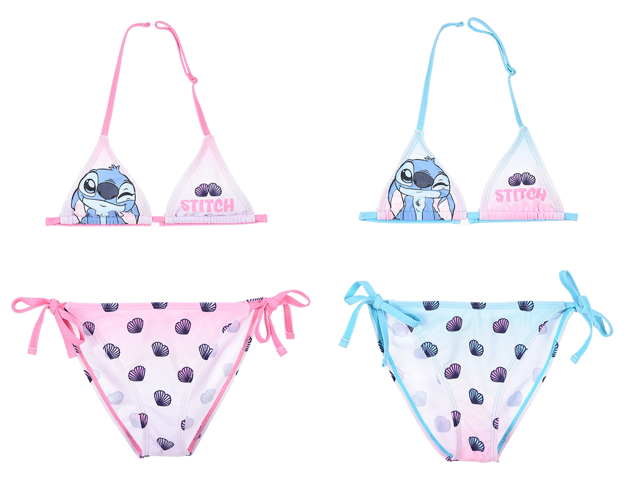 LILO E STITCH BIKINI TG.6-10ANNI BLU EZ18232