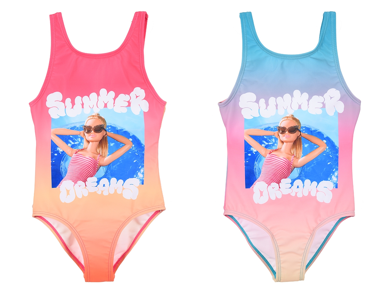 BARBIE COSTUME INTERO TG.4-10ANNI ROSA EZ18017