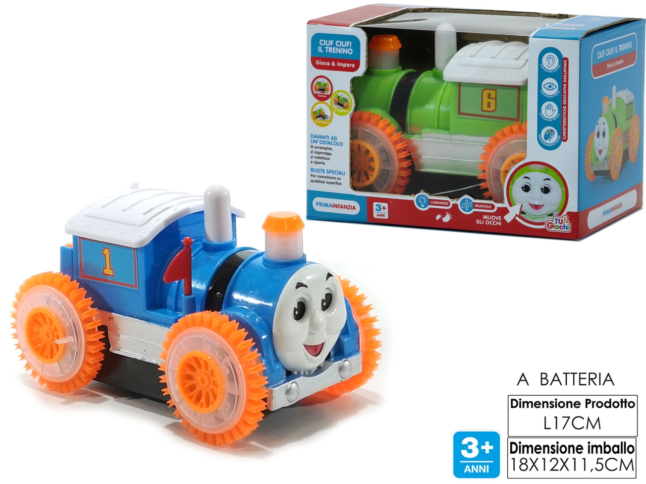 TRENINO INTERATTIVO LUMINOSO 103554 TRENINO INTERATTIVO LUMINOSO 103554