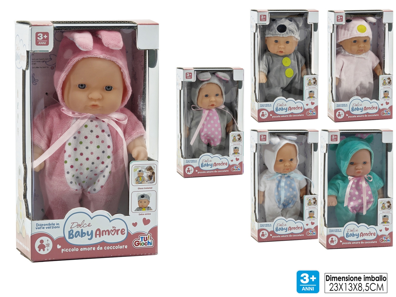 BAMBOLOTTO DOLCE BABY 6 ASS 104611