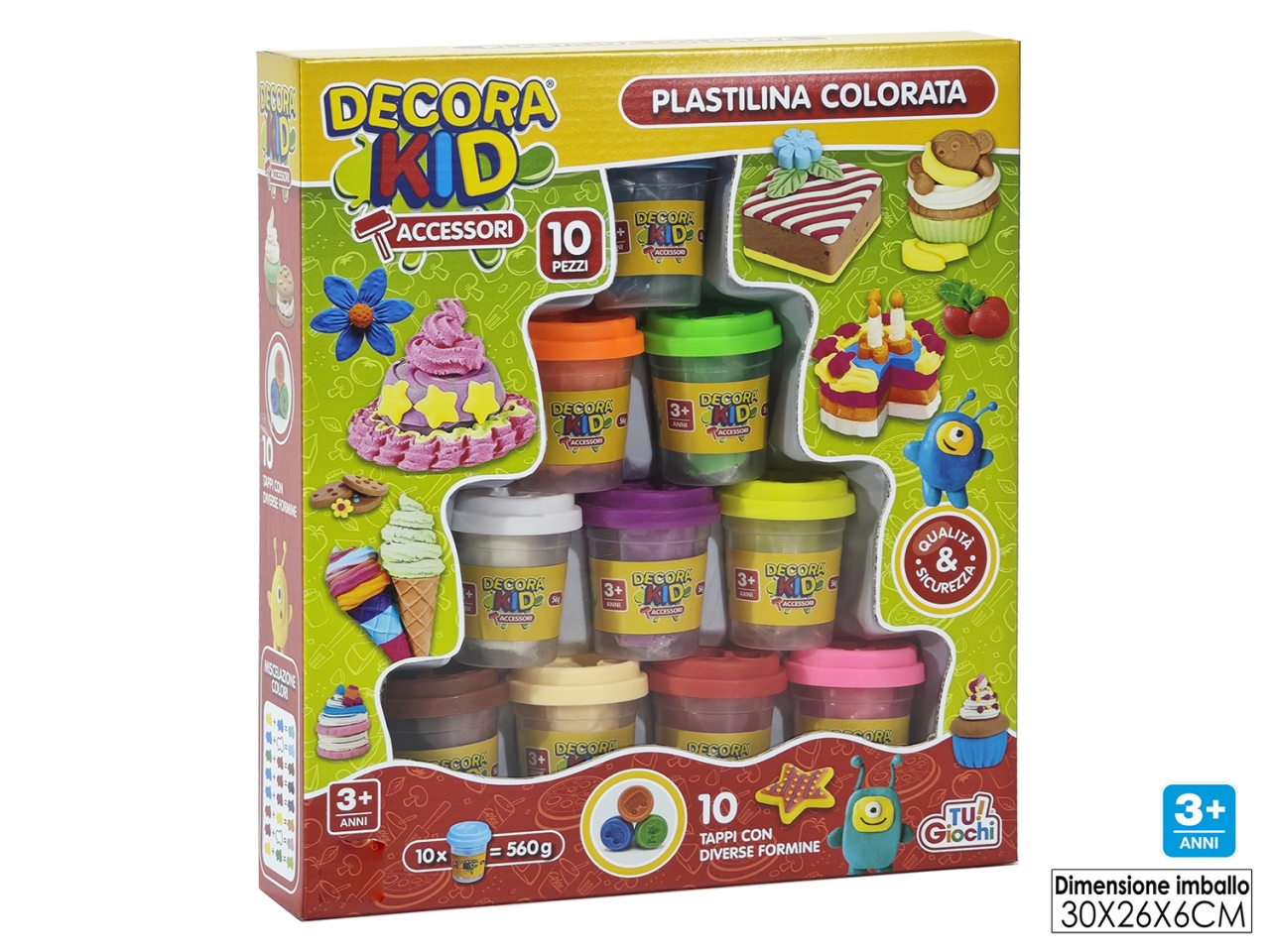 DECORA KID SET C/10 VASETTI 104625 DECORA KID SET C/10 VASETTI 104625