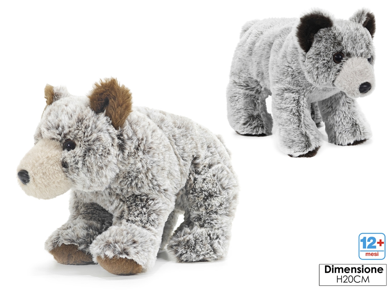 PELUCHE MORBIDOSI ORSO POLARE H20CM 2ASS 722918 PELUCHE MORBIDOSI ORSO POLARE H20CM 2ASS 722918