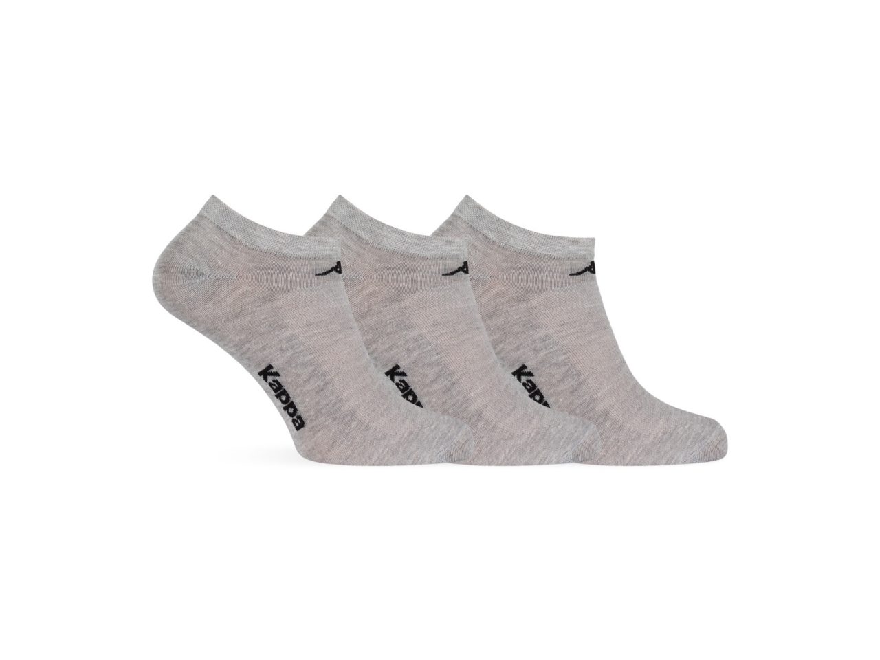 CALZA FANTASMINO UOMO 3 PAIA GRIGIO 43/46 K007G43