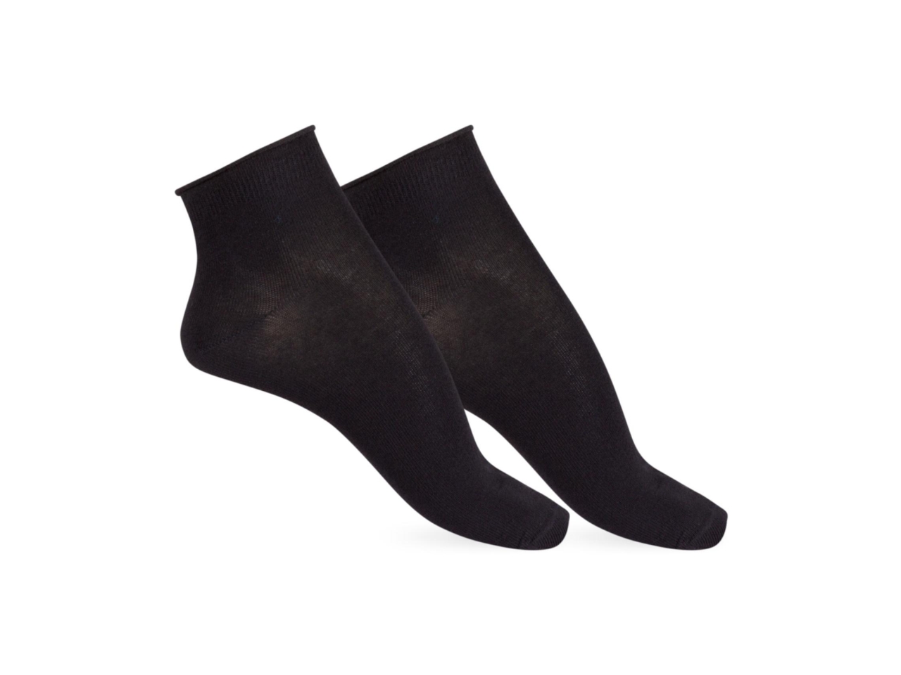 MINICALZA DA DONNA 2 PAIA NERO TG 36/40 MTD001N36