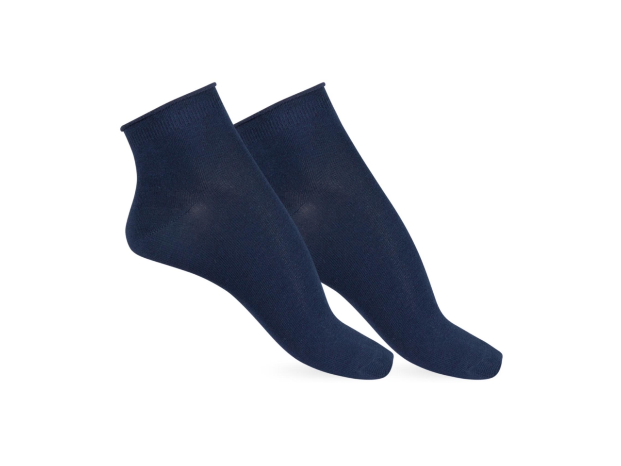 MINICALZA DA DONNA 2 PAIA BLU TG 36/40 MTD001BL36