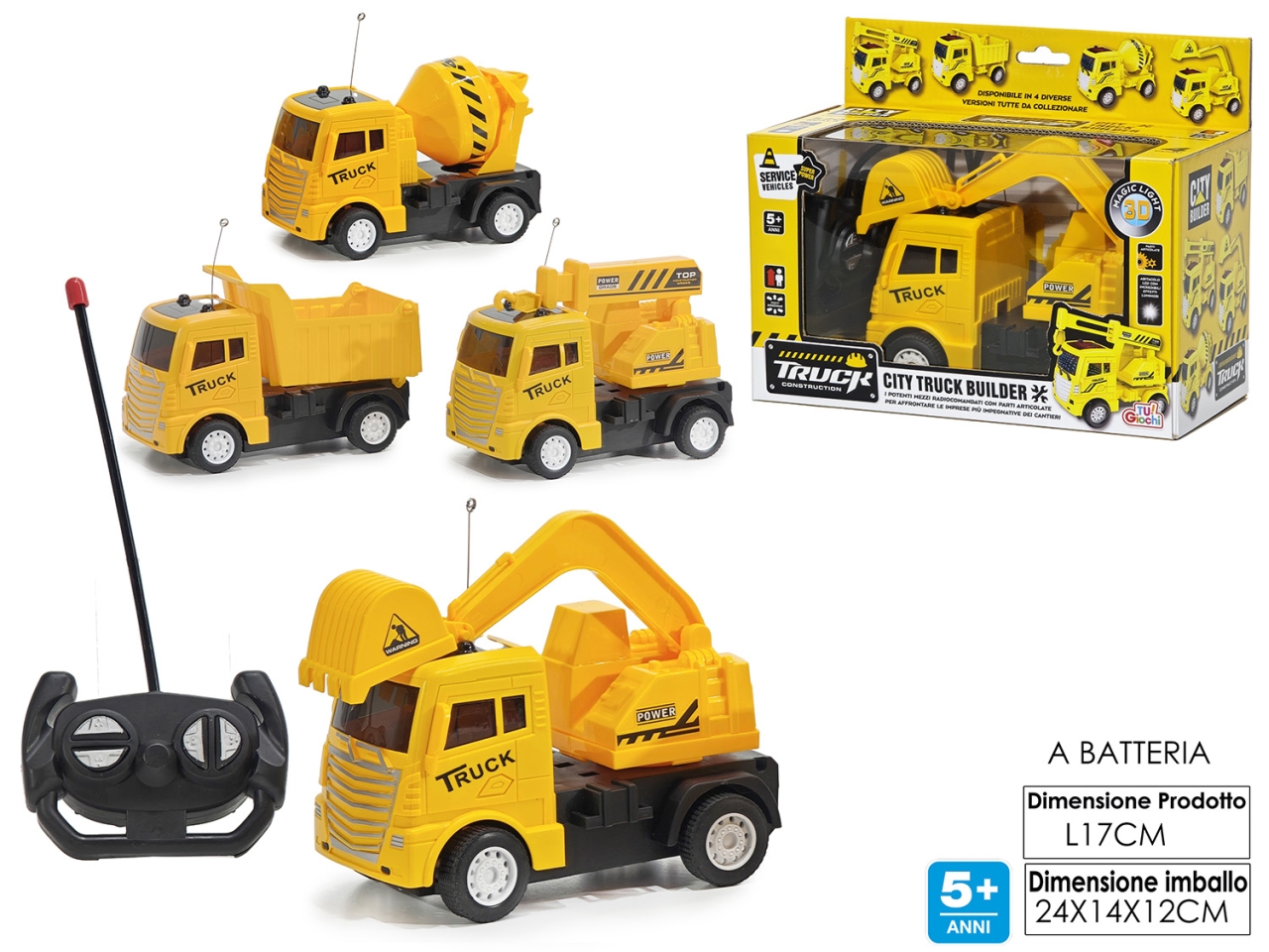 AUTOMEZZO LAVORO 4 FUNZ RC 4ASS 100118