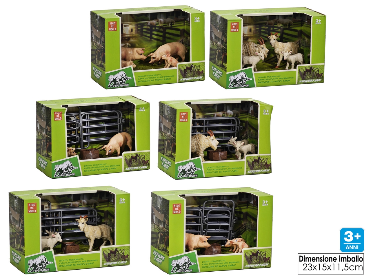 ANIMALI FATTORIA 6ASS 100787 ANIMALI FATTORIA 6ASS 100787