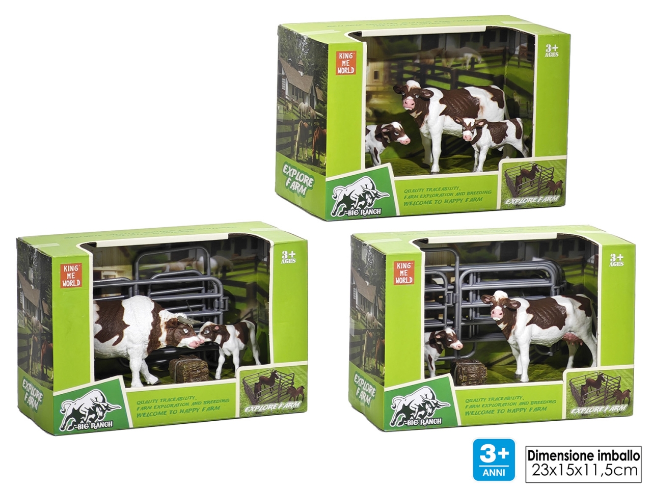 ANIMALI FATTORIA 3ASS 100789 ANIMALI FATTORIA 3ASS 100789